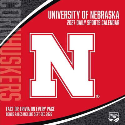 Nebraska Huskers 2027 Box Calendar
