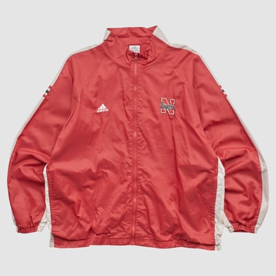 Nebraska Huskers Adidas 2000s Full Zip Jacket - Red - XL by Fanatics Real Vintage
