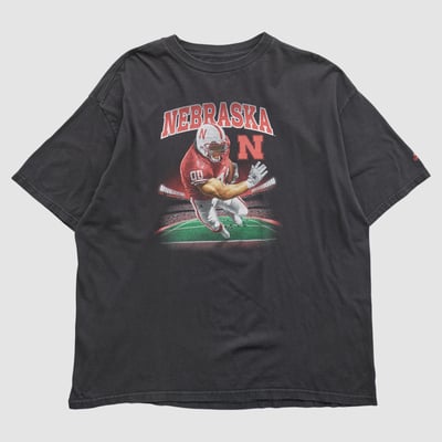 Nebraska Huskers Adidas 2000s T-shirt - Black - 2XL by Fanatics Real Vintage