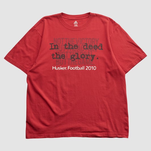 Nebraska Huskers Adidas 2010 T-shirt - Red - XL by Fanatics Real Vintage