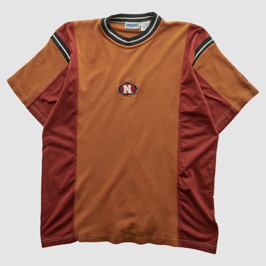 Nebraska Huskers Apparel Sales Co 2000s T-shirt - Brown - M by Fanatics Real Vintage