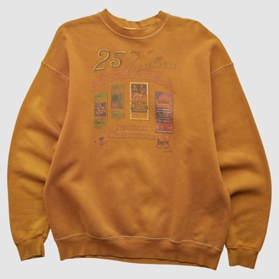 Nebraska Huskers Fruit of the Loom 1996 Pullover Sweatshirt - Clay - L by Fanatics Real Vintage