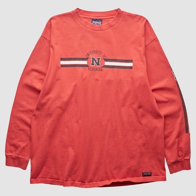 Nebraska Huskers Jansport 90s Long Sleeve T-shirt - Red - XL by Fanatics Real Vintage