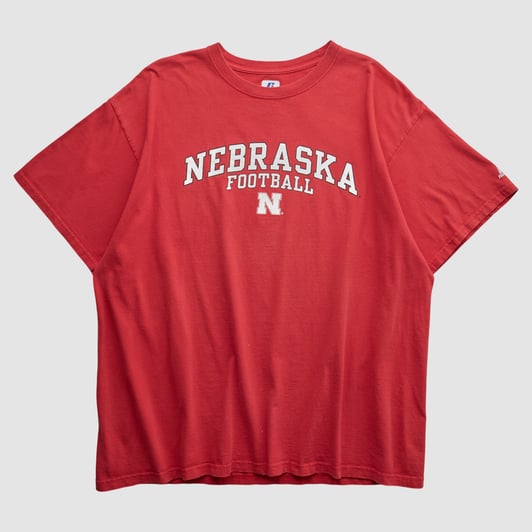 Nebraska Huskers Russell 2010s T-shirt - Red - XL by Fanatics Real Vintage