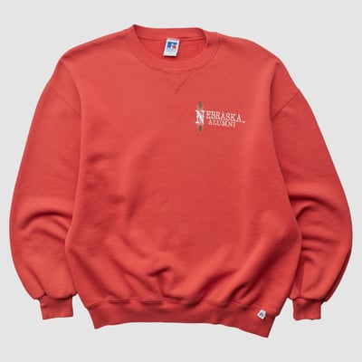 Nebraska Huskers Russell 90s Pullover Sweatshirt - Red - S by Fanatics Real Vintage