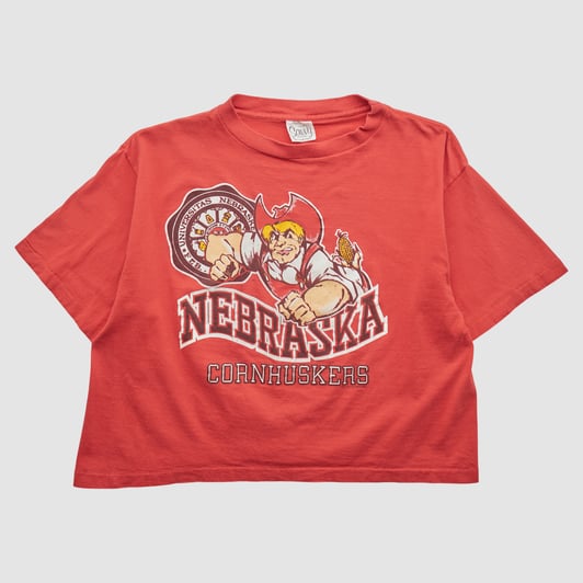 Nebraska Huskers Savvy 90s T-shirt - Red - S by Fanatics Real Vintage