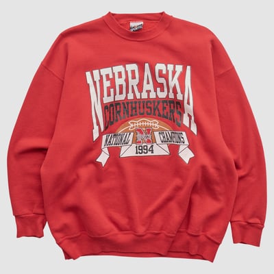 Nebraska Huskers Signal Sports 1994 Pullover Sweatshirt - Red - XL by Fanatics Real Vintage