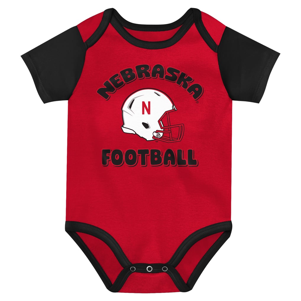  Nebraska Huskers Outerstuff Newborn Star Player Three-Piece Bodysuit Set - Red