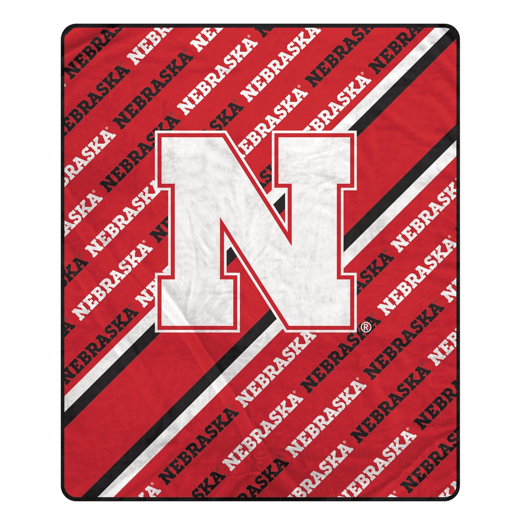 Nebraska Huskers Pegasus 60" x 70" Diagonal Lined Wordmark Ultra Soft Blanket