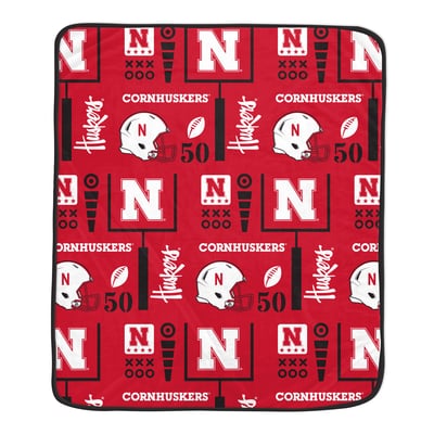 Nebraska Huskers Pegasus Team Spirit 60" x 70" Ultra Soft Blanket