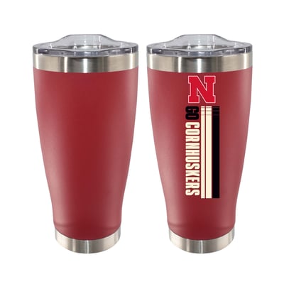 Nebraska Huskers The Memory Company 20oz. Let's Go Stainless Steel Tumbler