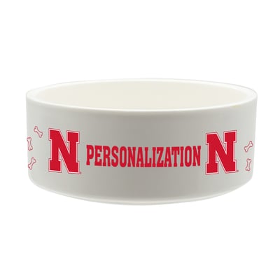Nebraska Huskers The Memory Company 35oz. Personalized Ceramic Pet Bowl