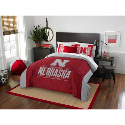 Nebraska Huskers The Northwest Company Modern Take Full/Queen Comforter Set