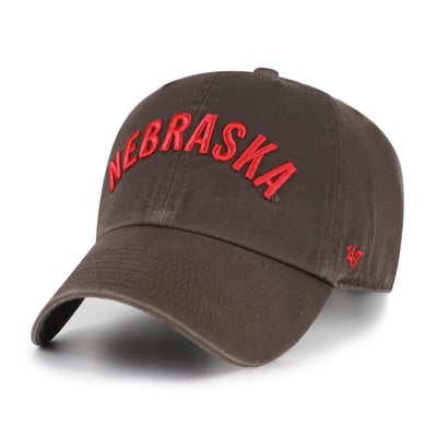  Nebraska Huskers '47 Unisex Vault Clean Up Adjustable Hat - Brown