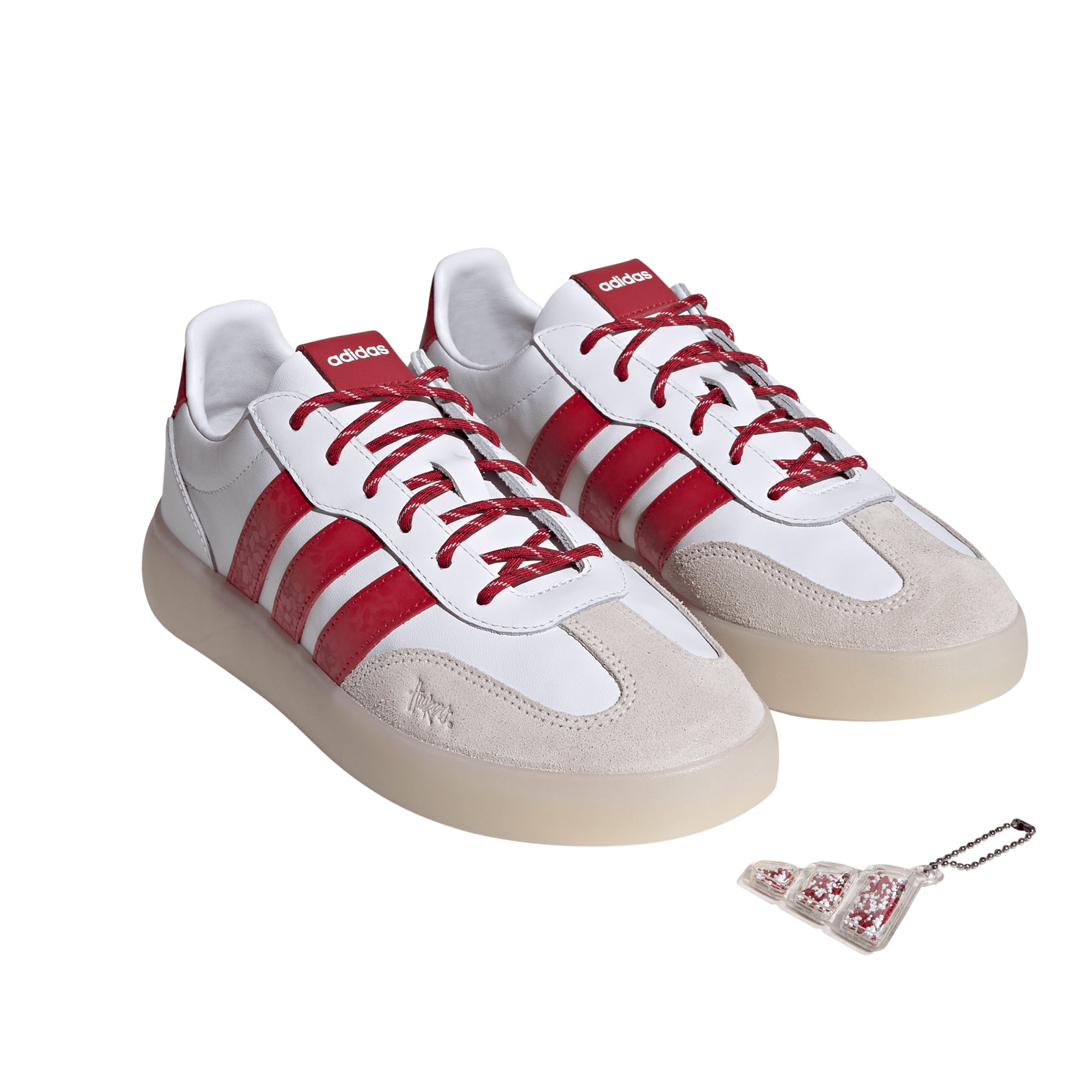 adidas Nebraska Huskers Unisex White Barreda Decode Shoes