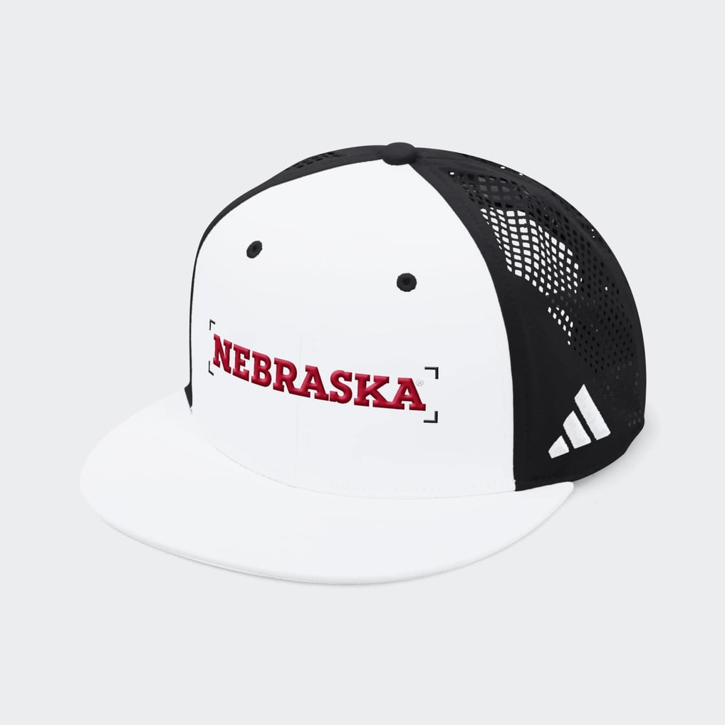 adidas Nebraska Huskers Unisex White/Black 2026 Sideline Perforated ...