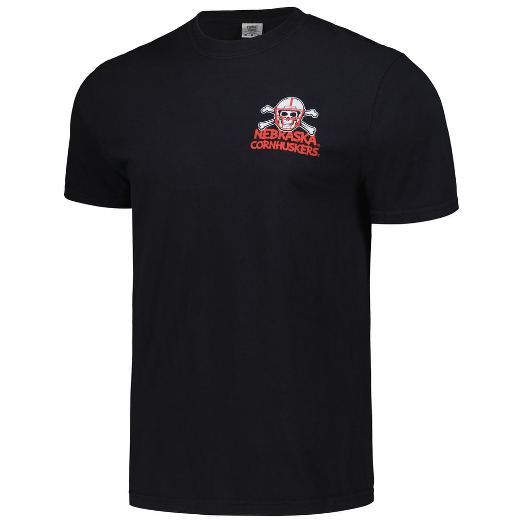 Nebraska Huskers Unisex Hyper Local Throw the Bones T-Shirt - Black
