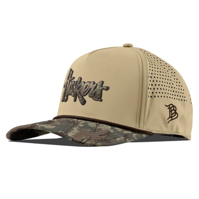 Nebraska Huskers Branded Bills Unisex Timber Camo Adjustable Hat - Tan
