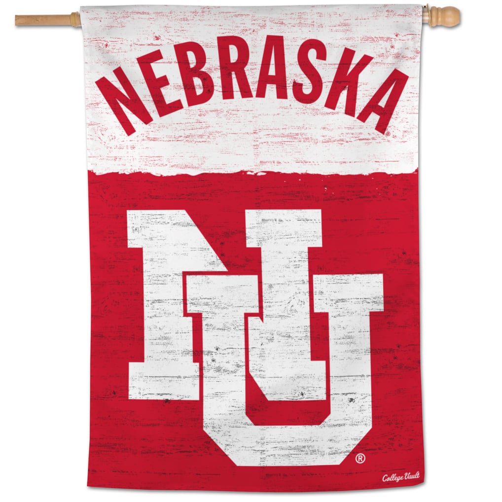 Nebraska Huskers WinCraft 28" x 40" College Vault Single-Sided Vertical Banner