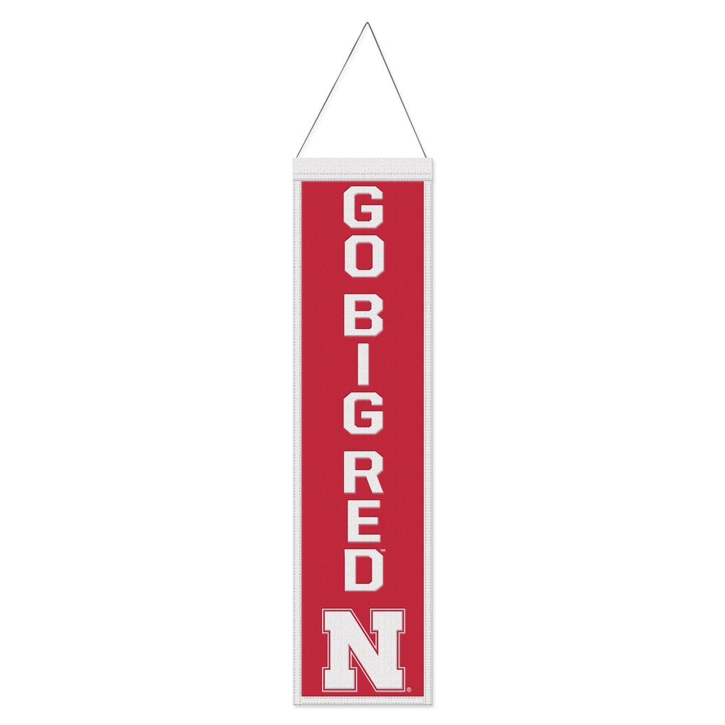 Nebraska Huskers WinCraft 8" x 32" Slogan Wool Banner