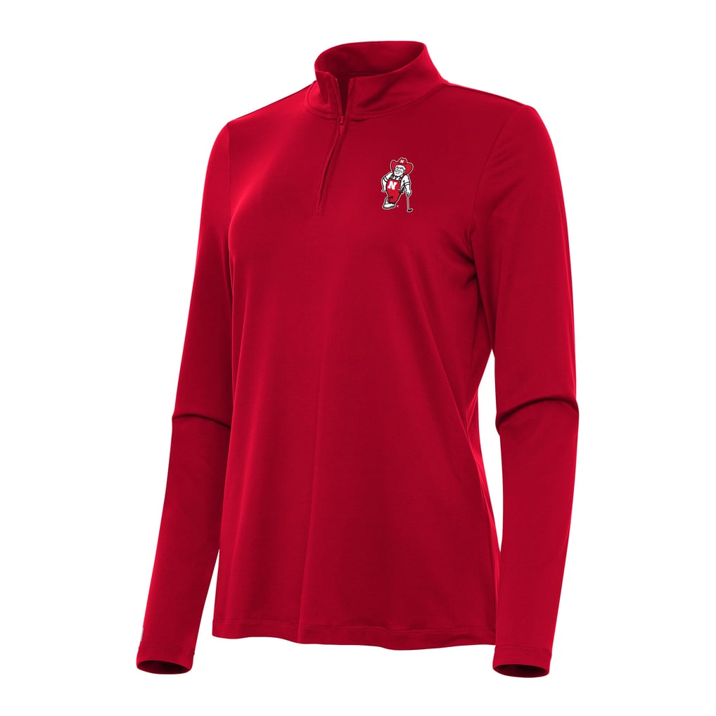 Nebraska Huskers Antigua Women's Reprocess Quarter-Zip Top - Red