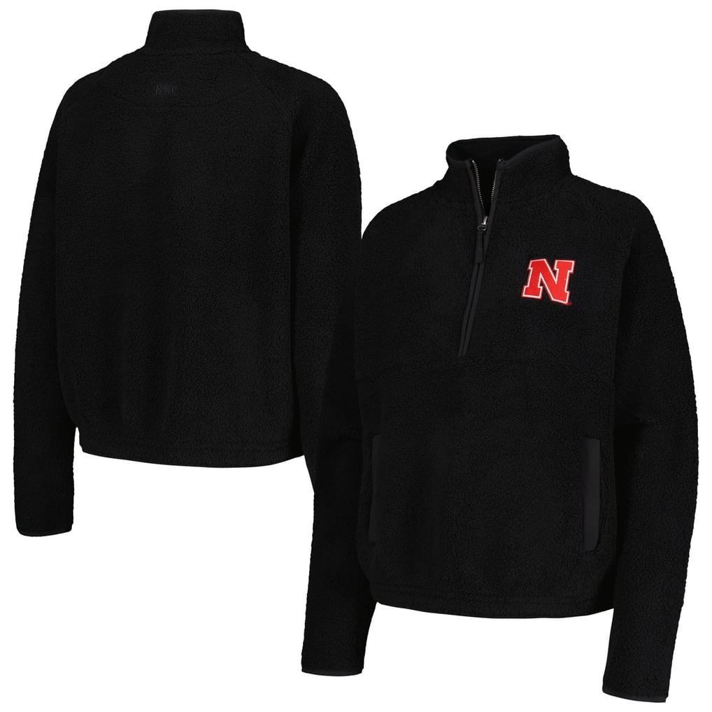 Nebraska Huskers Women's Everest Half-Zip Sweatshirt - Black
