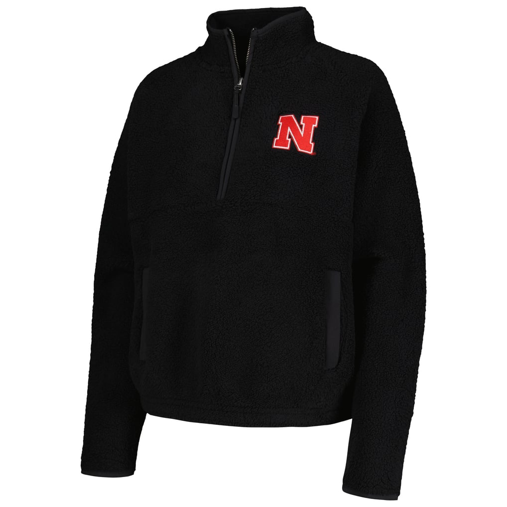 Nebraska Huskers Women's Everest Half-Zip Sweatshirt - Black