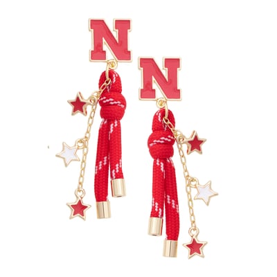 Nebraska Huskers CANVAS Style Women's Paracord Earrings
