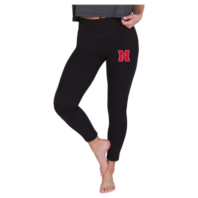 Nebraska Huskers Concepts Sport Women's Sentry Knit Leggings - Black