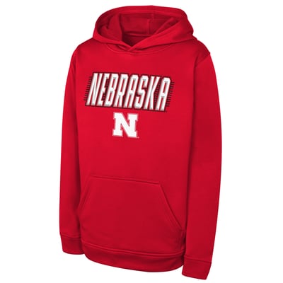 Nebraska Huskers Outerstuff Youth Sack Party Performance Hoodie - Scarlet