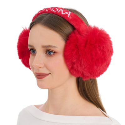 Nebraska Huskers ZooZatz Fluffy Earmuffs