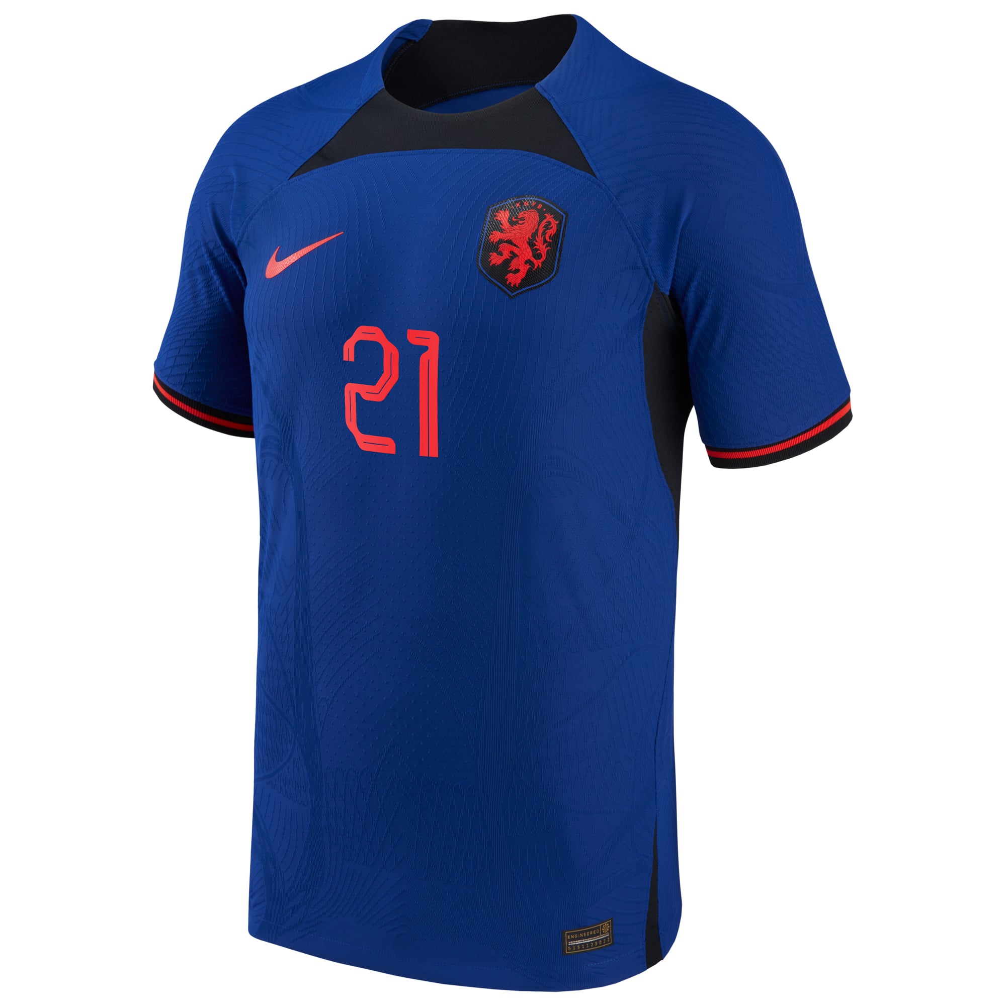 Frenkie de Jong Netherlands National Team Nike 2022/23 Away Vapor