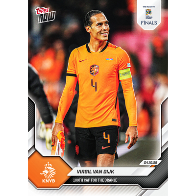 Virgil van Dijk - 2026-27 UEFA Nations League Topps NOW® - Card 9