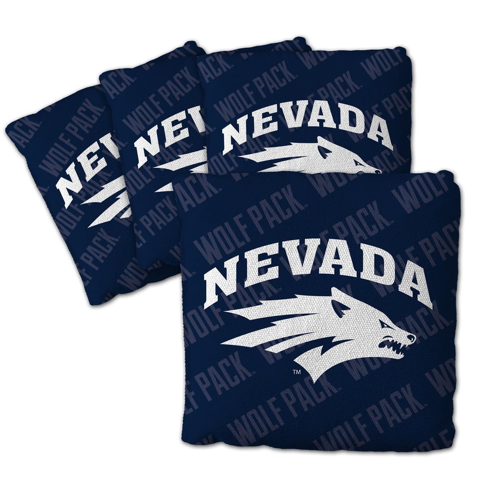 Nevada Wolf Pack Fanpoint Four-Piece Cornhole Bag Set
