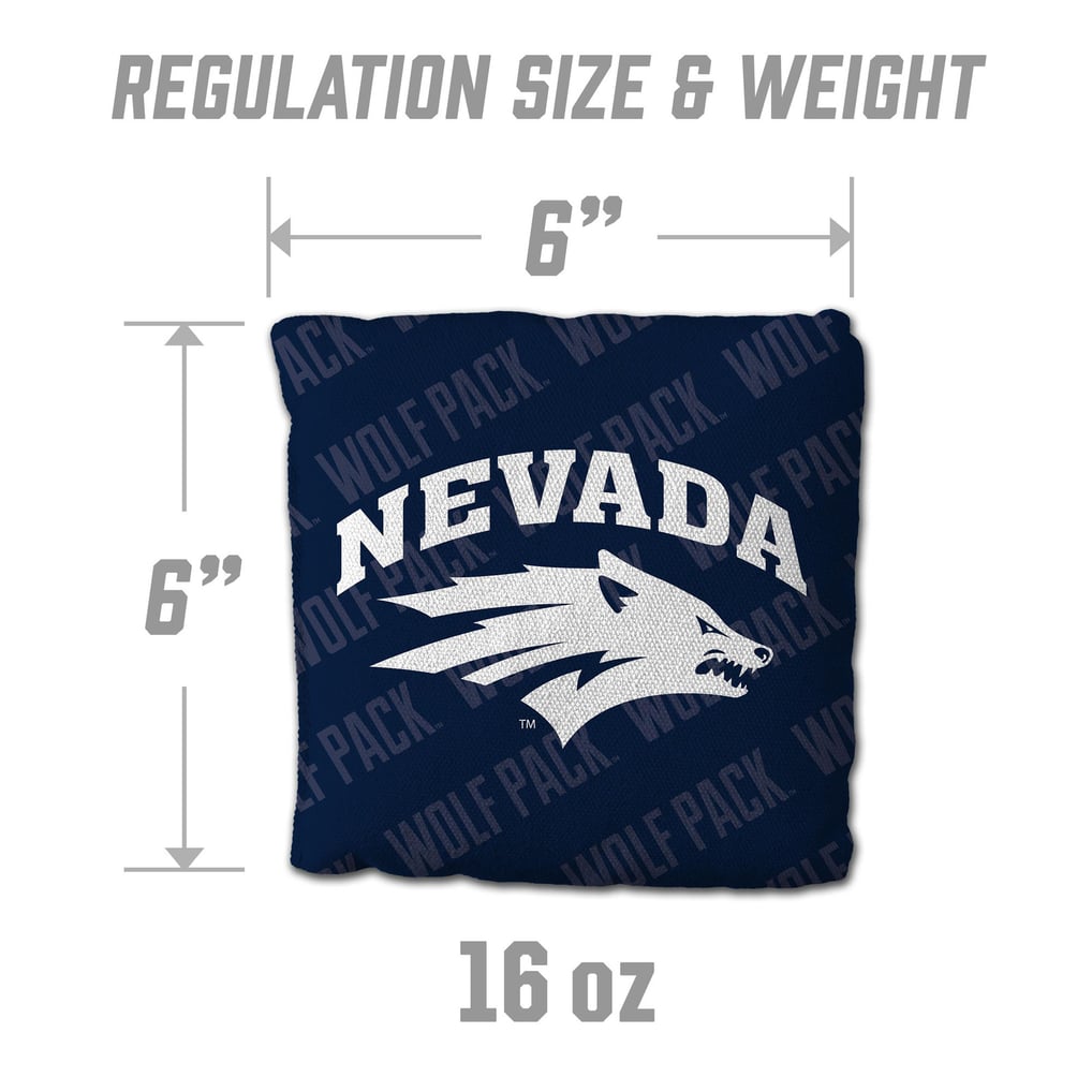 Nevada Wolf Pack Fanpoint Four-Piece Cornhole Bag Set