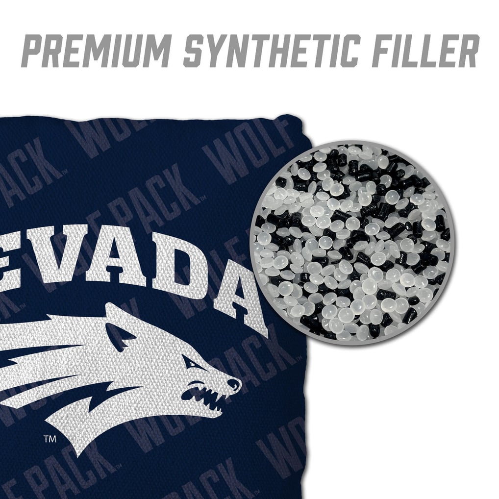 Nevada Wolf Pack Fanpoint Four-Piece Cornhole Bag Set