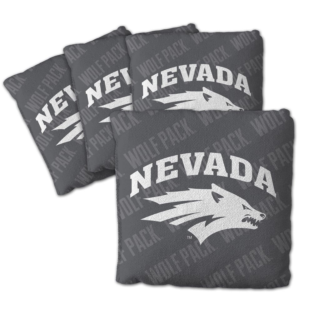 Nevada Wolf Pack Fanpoint Four-Piece Cornhole Bag Set