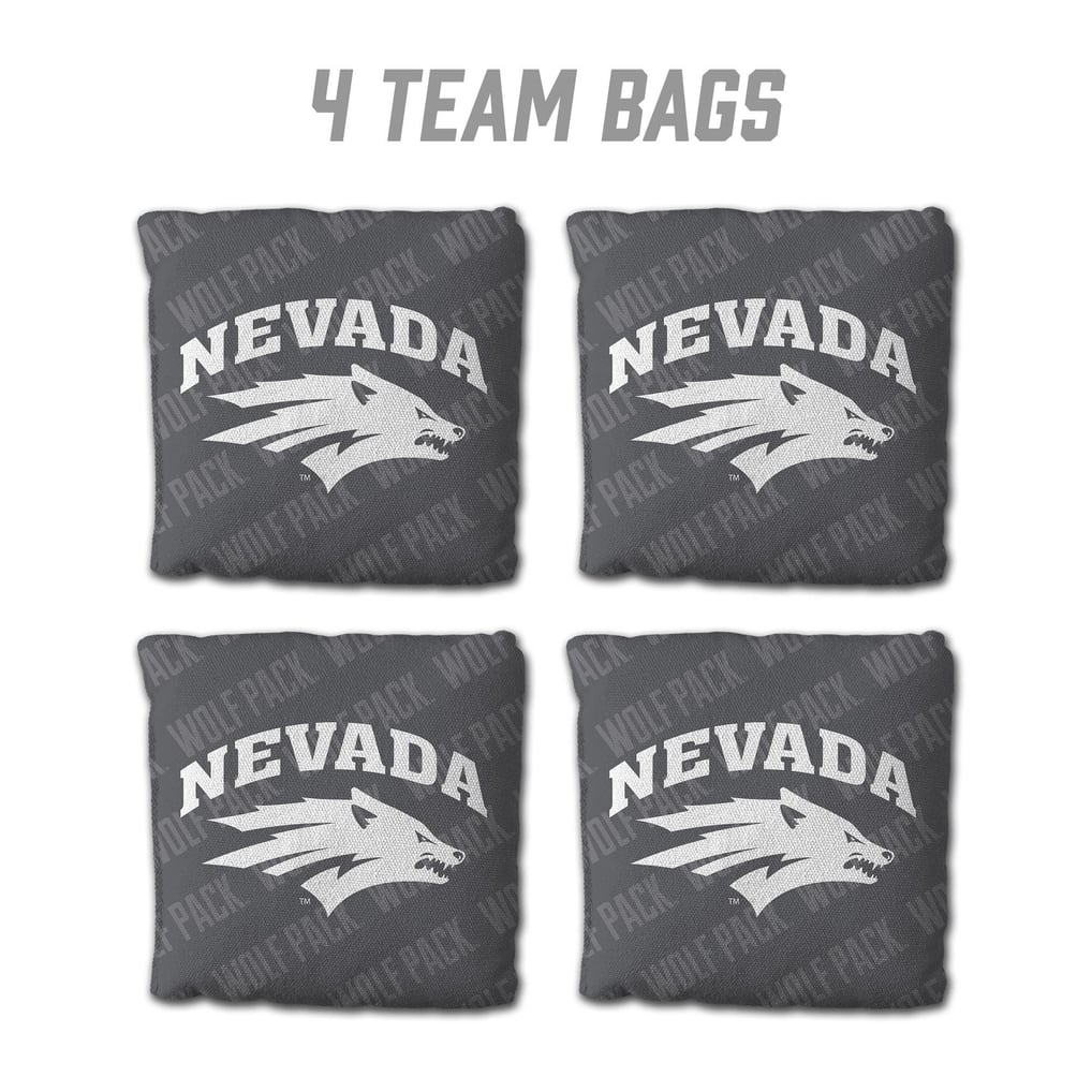Nevada Wolf Pack Fanpoint Four-Piece Cornhole Bag Set