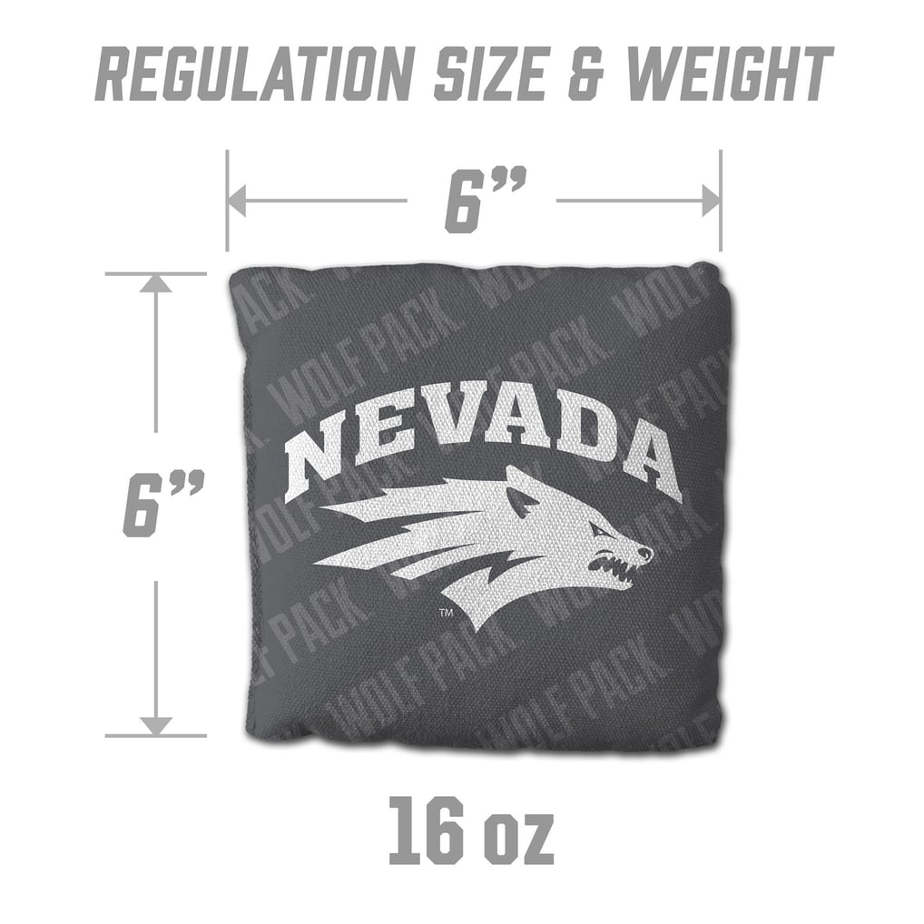 Nevada Wolf Pack Fanpoint Four-Piece Cornhole Bag Set