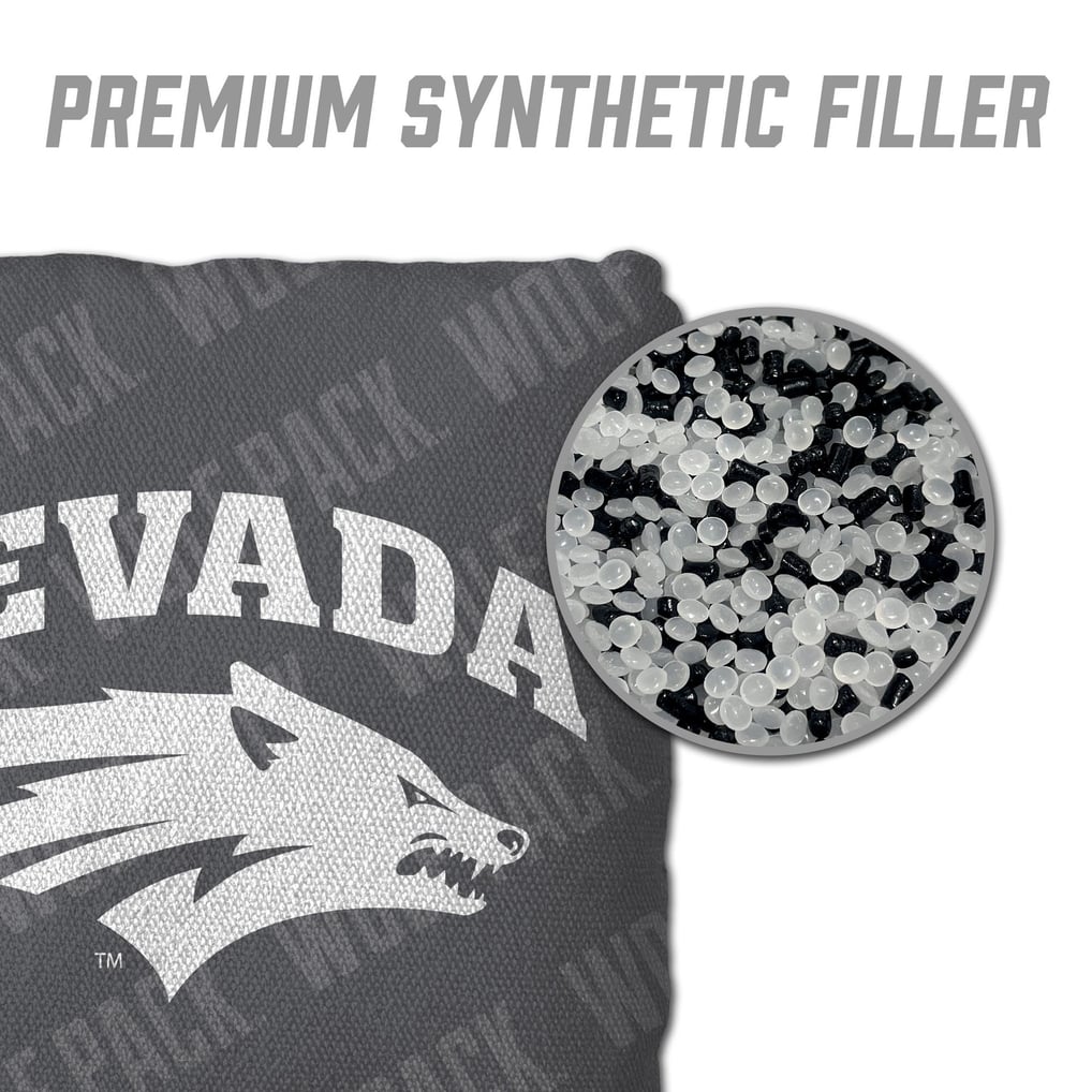 Nevada Wolf Pack Fanpoint Four-Piece Cornhole Bag Set