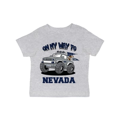 Nevada Wolf Pack Vive La Fete Infant On My Way T-Shirt - Gray