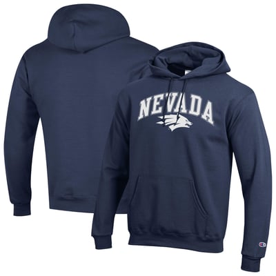 Nevada Wolf Pack Champion Powerblend Hoodie - Navy