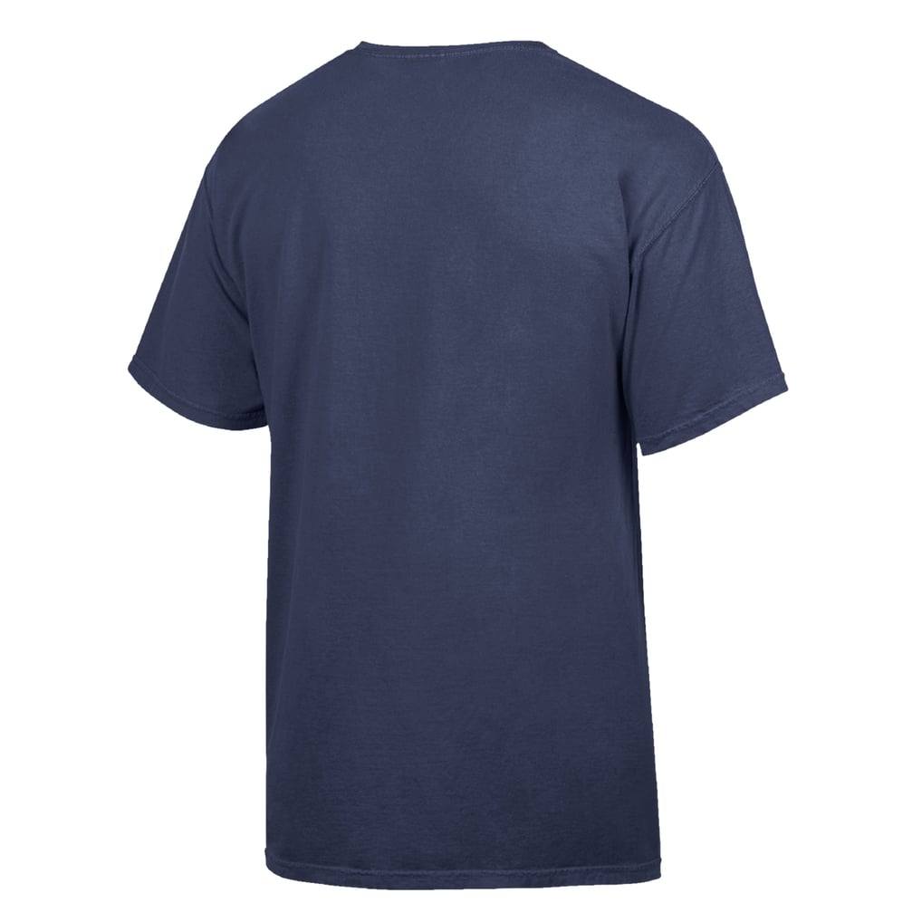 Nevada Wolf Pack ComfortWash Logo Over Stacked T-Shirt - Navy