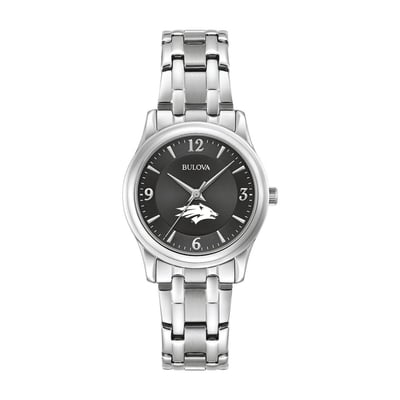 Nevada Wolf Pack Bulova Women's Stainless Steel Corporate Collection Watch - Black