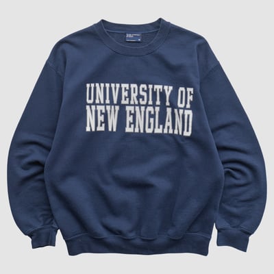 New England Nor'Easters MV Sport 2000s Pullover Sweatshirt - Navy - S by Fanatics Real Vintage