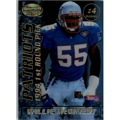 1995 Bowman's Best Mirror Images Draft Picks Refractors #4 M.Westbrook/McGinest