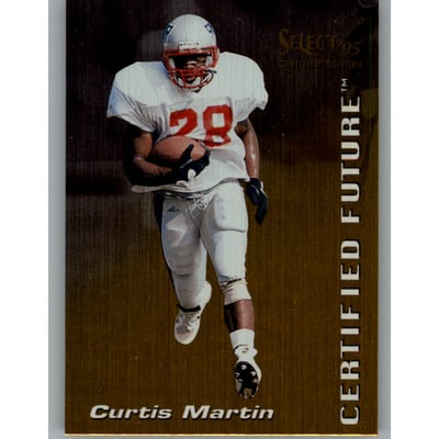 1995 Select Certified Future #10 Curtis Martin