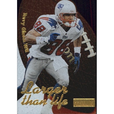 1997 SkyBox Premium Larger Than Life #7 Terry Glenn