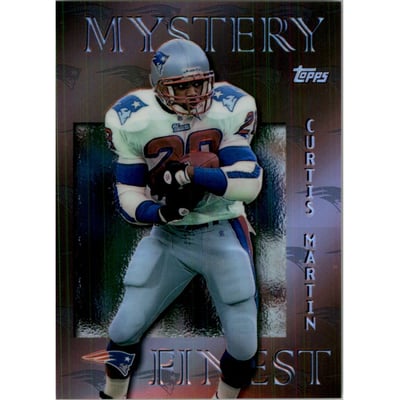 1997 Topps Mystery Finest Bronze Refractors #M18 Curtis Martin