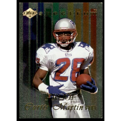 1998 Collector's Edge Spectrum Proofs #14 Curtis Martin